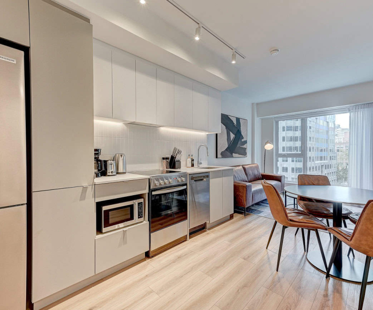 Condo 1 chambre - Centre-ville de Montréal - Meublés